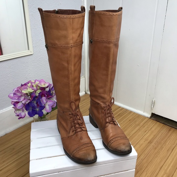 Sam Edelman Shoes - Sam Edelman Lace-Up Boots Size 9